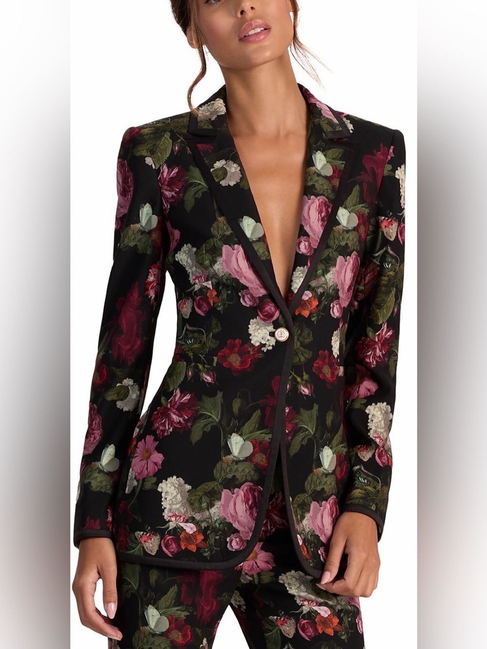 Alice + Olivia Breann Fitted Blazer